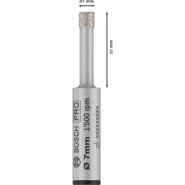Bosch - Bohrkrone PRO Ceramic dry Bohrer, 2608599054 7 x 33 x 13 mm