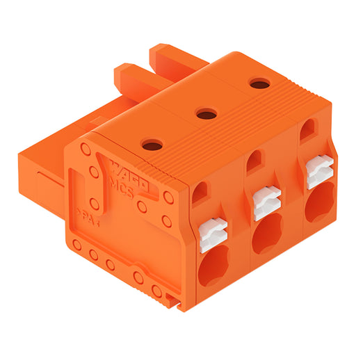WAGO - Kabelsteckverbinder für Leiterplattensteckverbinder 1-Leiter-Federleiste 2231-703/026-000 Push-inCAGECLAMP,or − 100 Stück
