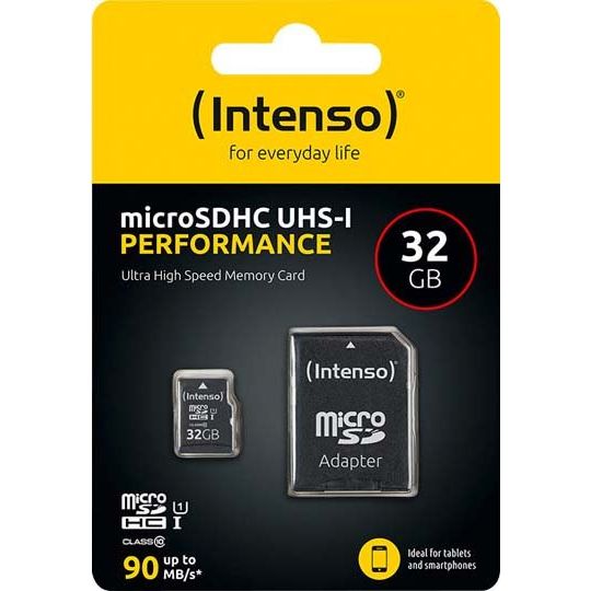 Intenso - Speichermedium digital microSDHC Card 32GB 3424480 PerformClass10,U1