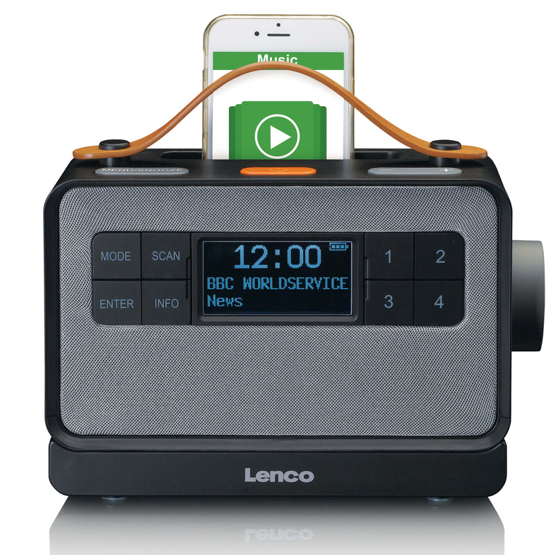LENCO - Radio DAB+ Radio PDR-065BK portable