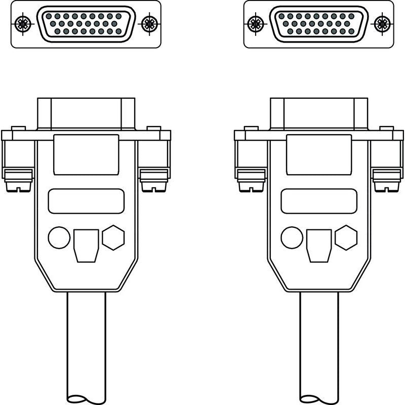 Leuze - Konfektioniertes Sensor-Aktor-Kabel Verbindungsleitung KB 900-1000 MSC