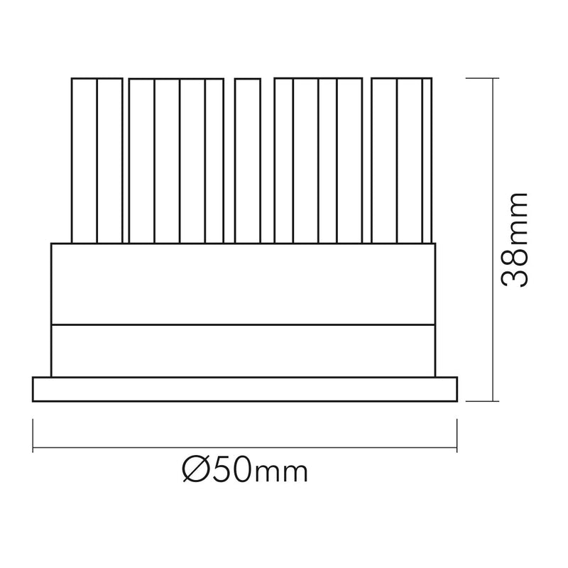 Nobile - LED-Modul LED Modul D50 mit Linse 8053211000 warmweiß