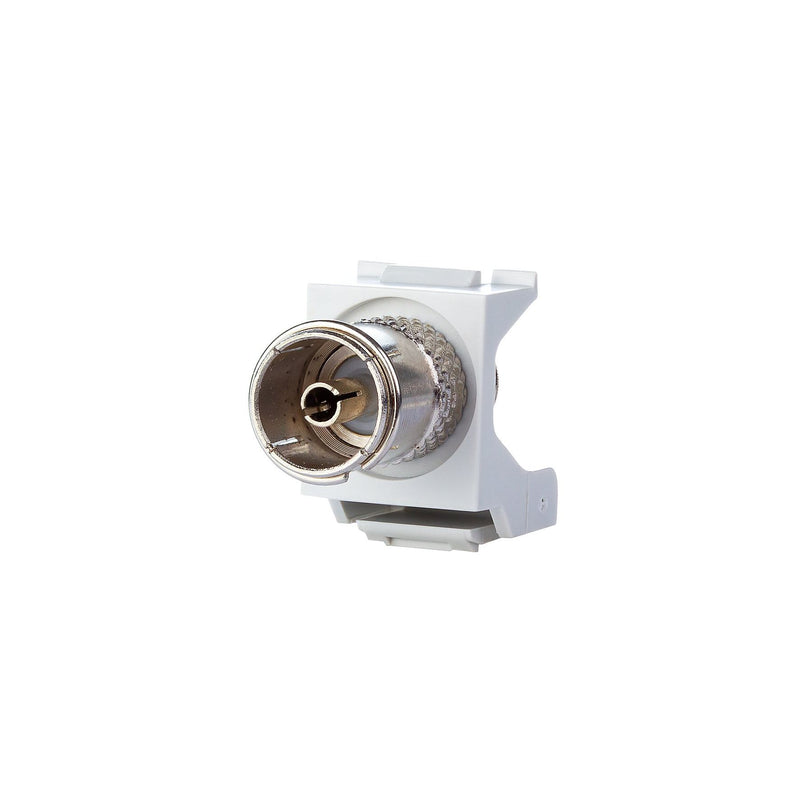 Metz Connect - Koax-Kupplung KOAX modul IEC-Buchse 130898-0203KI F- Buchse, Keystone − 10 Stück