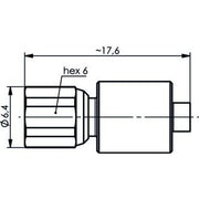 Telegärtner - Abschlusswiderstand SMC-Abschlusswiderstand 100024912 (F) 1W,34dB,2GHz