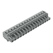 WAGO - Kabelsteckverbinder für Leiterplattensteckverbinder 1-Leiter-Federleiste 231-216/008-000 CAGECLAMP,2,5 mm²,gr − 10 Stück