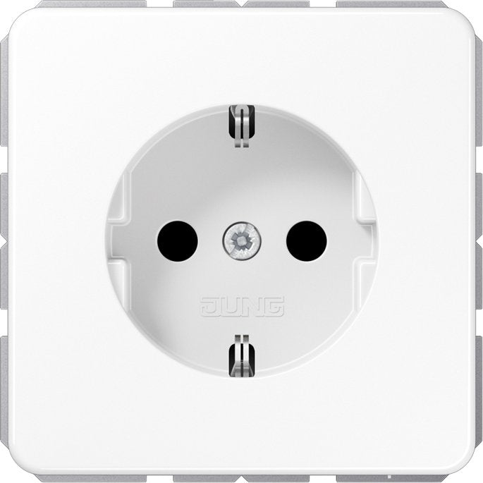 Jung - Steckdose SCHUKO-Steckdose 16A 250V CD 1520 NBF WW ohne Krallen