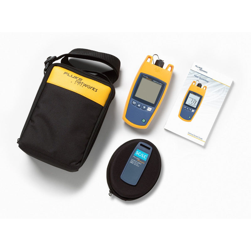 Fluke Networks - Mess-/Testgerät für Kommunikationstechnik Fiber QuickMap Kit m.SC/SC FQM-100-M und SC/LC-Stecker