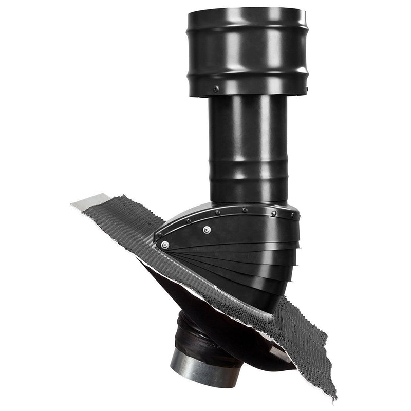 Glen Dimplex SEE - Lüftungshaube rund Steildachhaube SDHB 125 SW schwarz