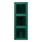 Jung - Abdeckrahmen Rahmen 3-fach LC 983 216 vert anglais