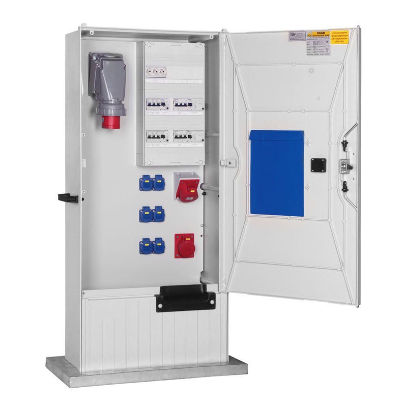 GSAB Elektrotechnik - Anschlussschrank Mobilverteiler 58Smob32166S mit CEE und Schutzk