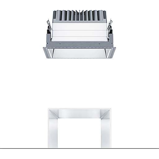 Zumtobel Group - Downlight/Strahler/Flutlicht LED-Einbauleuchte P-INF Q #60818263 4000K