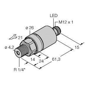 Turck - Druckschalter Drucksensor PC250R-210 #6833800
