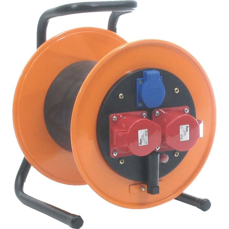 Schill - Kabeltrommel Stahlblech-Kabeltrommel HT3052C516MD133KS525 m. Steckd. und Kabel