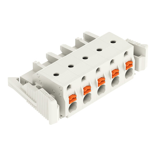 WAGO - Kabelsteckverbinder für Leiterplattensteckverbinder 1-Leiter-Federleiste 2721-205/037-000 Push-inCAGECLAMP,lgr − 50 Stück