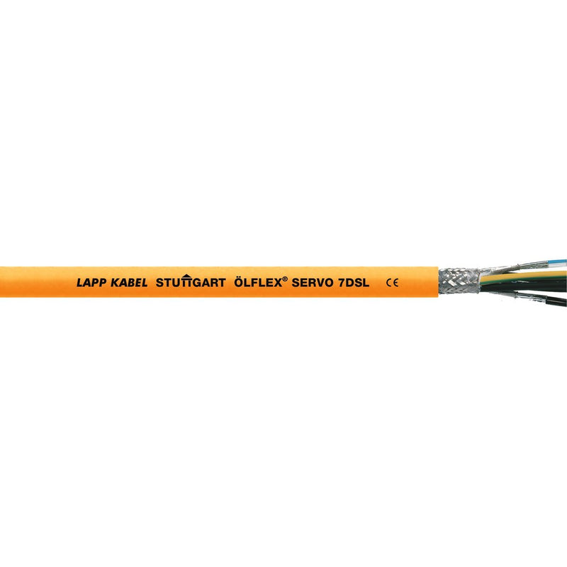 Lapp Kabel&Leitung - Energiekabel < 1 kV, für ortsveränderlichen Einsatz ÖLFLEX SERVO 7DSL 1023290/50 4G1,5+(2x22AWG) − 50 Meter