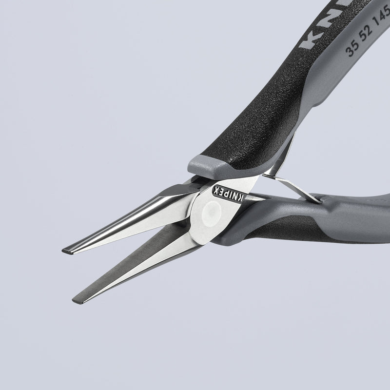 Knipex - Spezialwerkzeug für Kommunikationstechnik Elektronik-Greifzange ESD 35 52 145 ESD durchgesteckt Gelenk