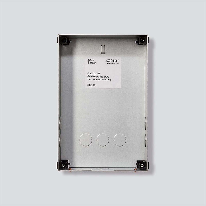Siedle&Söhne - Montageelement für Türstation Unterputzgehäuse GU CL 02-0 Stahlblech verzinkt