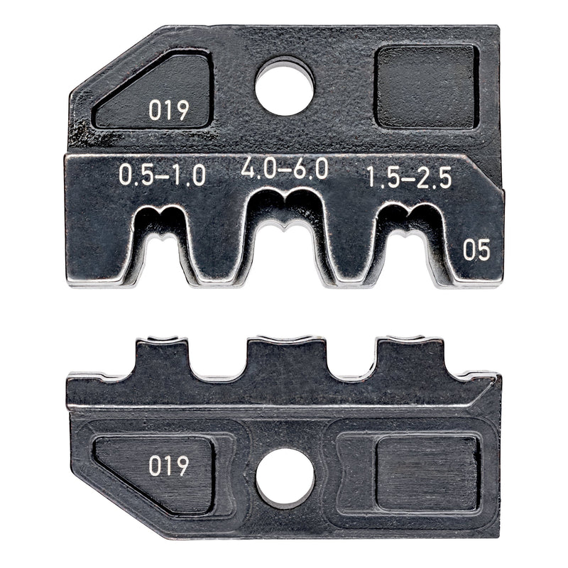 Knipex - Einsatz für Presswerkzeug Kabelschuhe/Verbinder, Aderendhülsen, Schirmanschluss Crimpeinsatz 97 49 05 für Steckverbinder