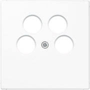 Jung - Einsatz/Abdeckung für Kommunikationstechnik Abdeckung aws LS 990-4 SAT2 WW für 4L-SAT-TV-Dose