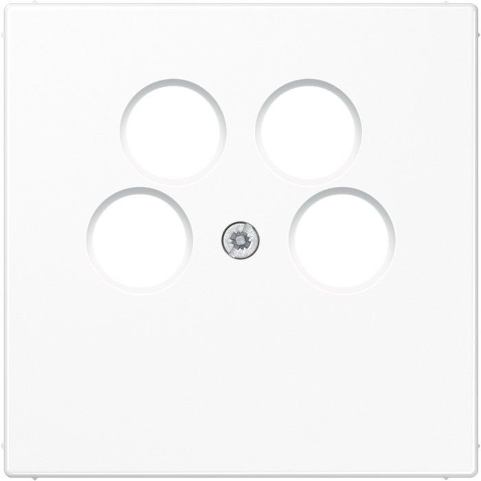 Jung - Einsatz/Abdeckung für Kommunikationstechnik Abdeckung aws LS 990-4 SAT2 WW für 4L-SAT-TV-Dose