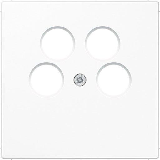 Jung - Einsatz/Abdeckung für Kommunikationstechnik Abdeckung aws LS 990-4 SAT2 WW für 4L-SAT-TV-Dose