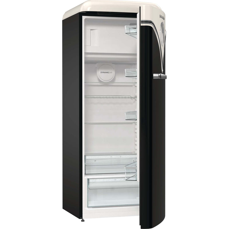 Gorenje - Kühlschrank Kühlgerät VW-Bulli OBRB 615 DBK sw Retrodesign