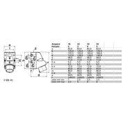 Bals Elektrotech - CEE-Gerätestecker (IEC 60309) Phasenwender 24210 32A 5p 230V 9h IP44