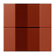 Jung - Abdeckung/Bedienelement für Installationsschalterprogramme Tastensatz 2fach LC 502 TSA 232 locre rouge