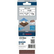 Bosch - Schleifpapier/Schleifvlies PRO X440 Schleifband, 60 x 2608606004 400 mm, G150, 3-tlg