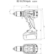 Metabowerke - Bohrschrauber (Akku) Akku-Bohrschrauber BS 18 LTX Impulssolo