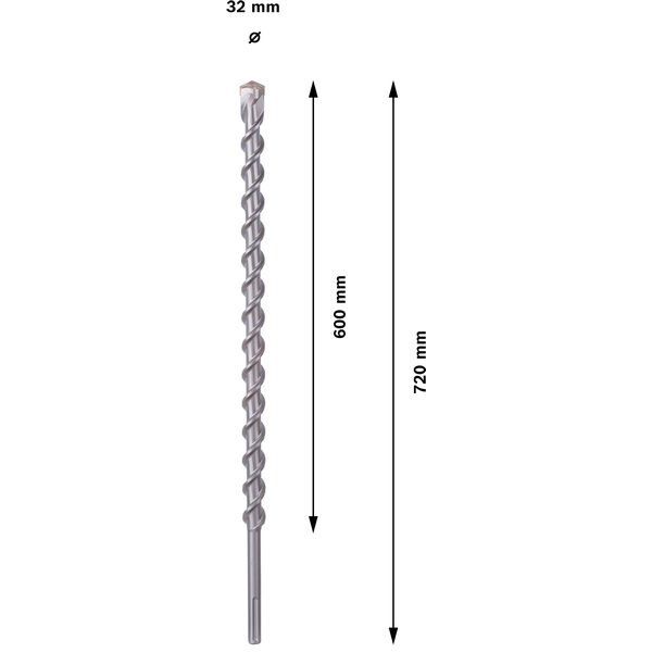 Bosch - Bohrer PRO SDS max-9 Natural 1618596506 Stone Bohrer 32 x
