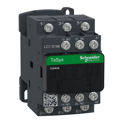 Schneider Electric - Leistungsschütz zum Schalten von Wechselstrom Leistungsschütz LC1D186B7 3-polig, 1S, 1Ö