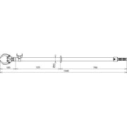 DEHN - Betätigungsstange Sicherungszange SZ HH 1500 gerade Un-36kV
