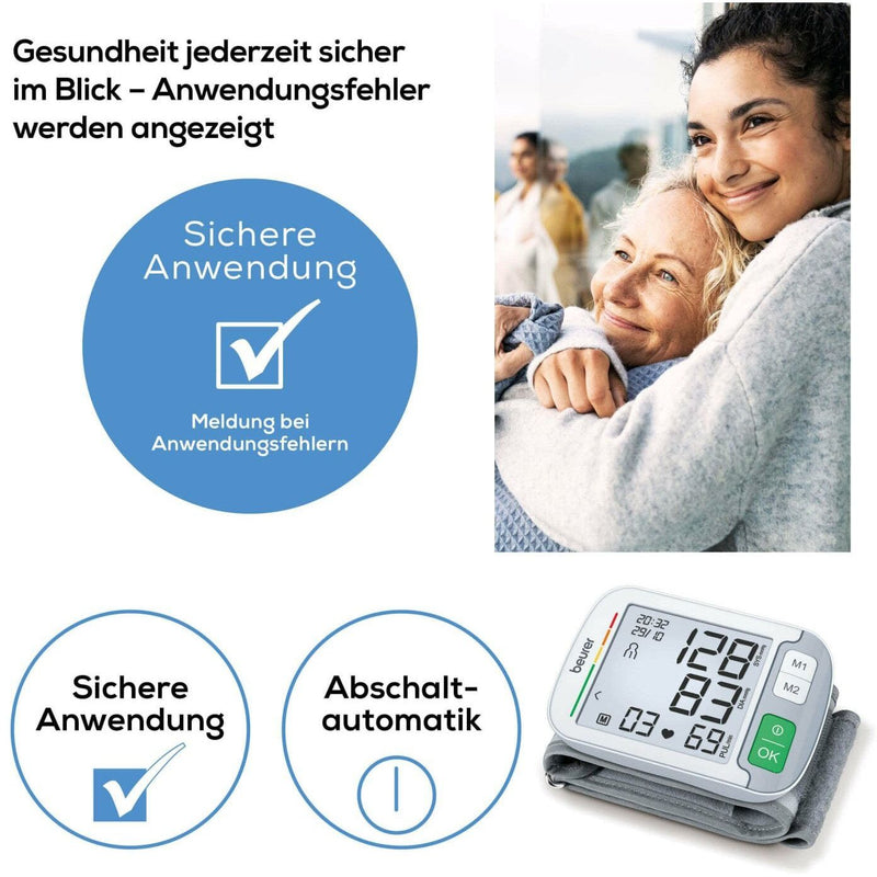 Beurer - Blutdruckmessgerät BC 51 Handgelenkmessung − 4 Stück