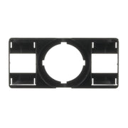 ABB Stotz S&J - Schildträger für Befehlsgeräte 2-fach Schildhalter MA1-8138 für Größe 27x15
