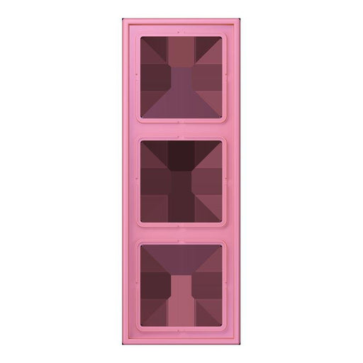 Jung - Abdeckrahmen Rahmen 3-fach LC 983 246 rose vif