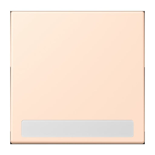 Jung - Abdeckung/Bedienelement für Installationsschalterprogramme Wippe 1fach m. Schriftfeld LC 990 NA 228 rose pale (32091)