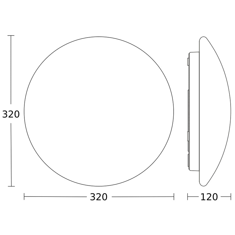 Steinel - Decken-/Wandleuchte Sensor-LED-Innenleuchte RS PRO P2-R S 4000K 320 x 110 mm