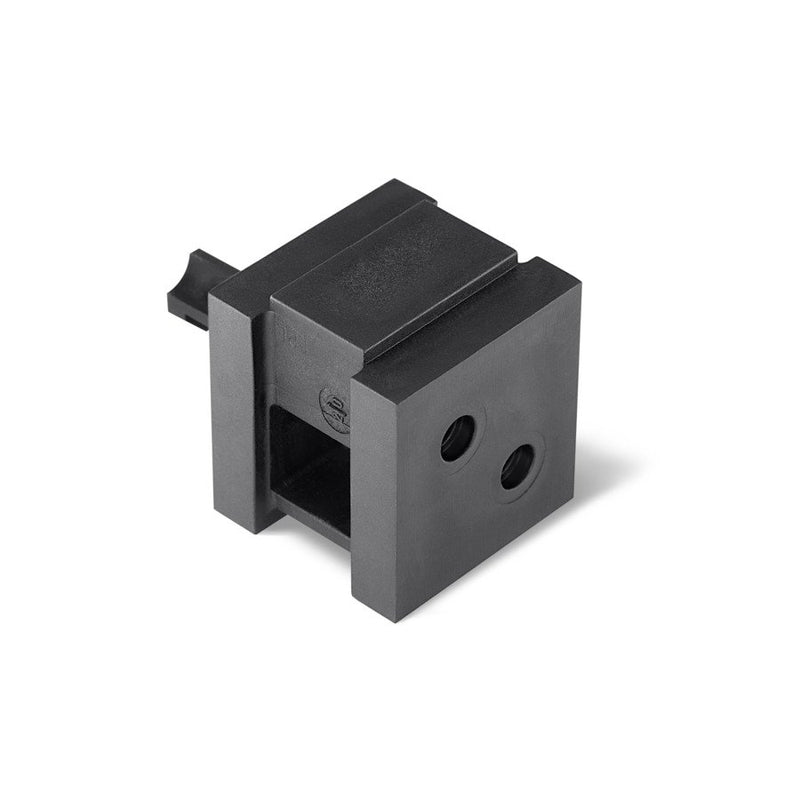 HellermannTyton - Kabelführung für Gehäuse/Schränke Zweifachtülle VP-S_2/4-5 VarioPlate 4-5 mm − 20 Stück