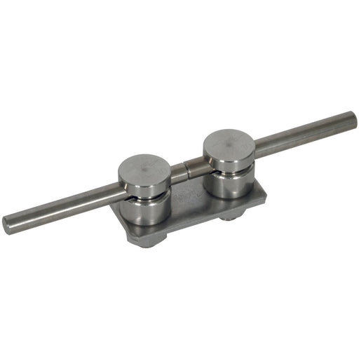 DEHN - Verbinder für Blitzschutz Anschlussplatte Niro AP 2X6.10 V2A m. 2 KS-Verbinder
