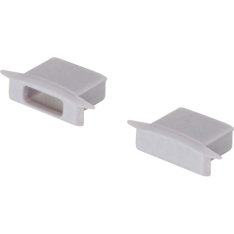 EVN Lichttechnik - Mechanisches Zubehör/Ersatzteile für Leuchten Kunststoff-Endkappen Flat3PAK-Set f.APFLAT3AM200 2St
