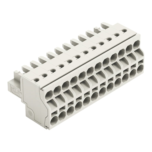 WAGO - Kabelsteckverbinder für Leiterplattensteckverbinder 2-Leiter-Federleiste 721-2112/026-000 CAGECLAMP,2,5mm²,lgr − 25 Stück