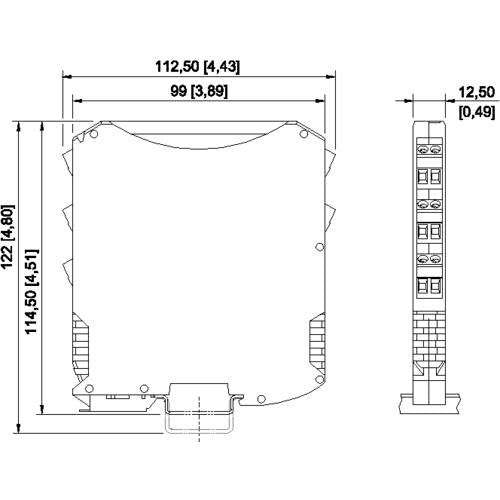 Stahl - Trennverstärker Messumformerspeisegerät 261384 Analog Eingang