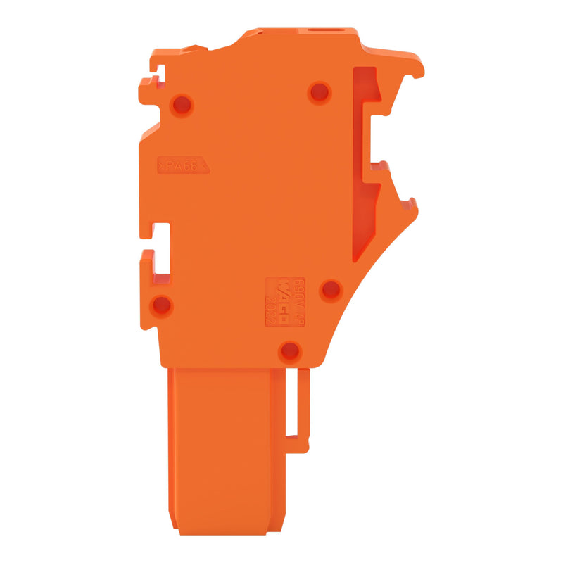 WAGO - Ein- und mehrpolige Klemmenleiste 1-Leiter-Anfangsmodul 2022-162 CAGECLAMP,4mm²,or − 250 Stück