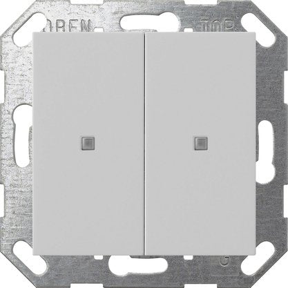 Gira - Bussystem-Tastwippe Taster Wippe 5173015 KNX, 2f, Grau