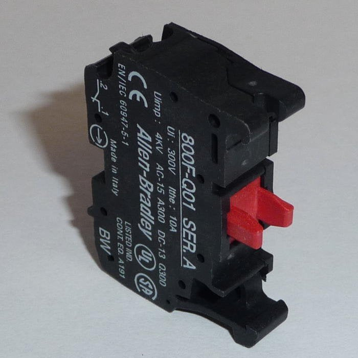 Rockwell - Hilfsschalterblock KONTAKTBL. 1Ö FEDER 800F-Q 800F-Q01 01