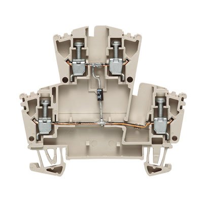 Weidmüller - Bauelement-Reihenklemme Durchgangsklemme WDK 2.5 1D A.2