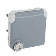 Legrand - Steckdose Schutzkont.-Steckdose1f.gr Legrand 069574 AP, 10A,250V, IP55