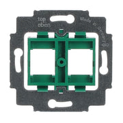 Busch-Jaeger - Einsatz/Abdeckung für Kommunikationstechnik Tragring f.Modular-Jack 1810 grüner Sockel