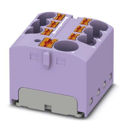 Phoenix Contact - Durchgangs-Reihenklemme Verteilerblock PTFIX 10/6X4 VT − 8 Stück